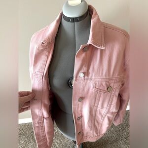 Pink Denim Jacket